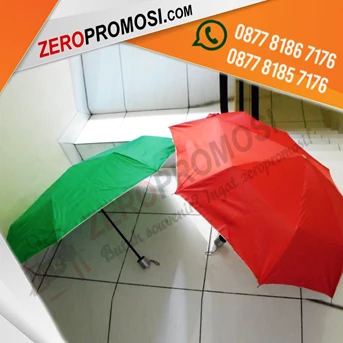 souvenir payung promosi lipat 3 sarung kain (l3 002) dengan lapis sil-6