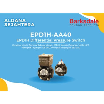 barksdale series epd1h differential pressure switch epd1h-aa40