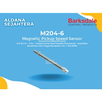 dynalco barksdale magnetic pickup speed sensor m204-6