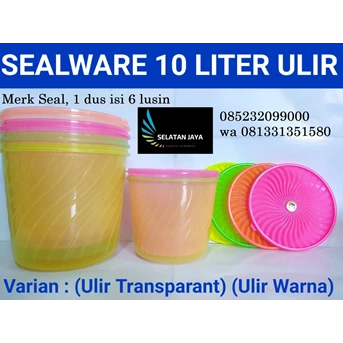 toples plastik sealware 10 liter ulir merk seal
