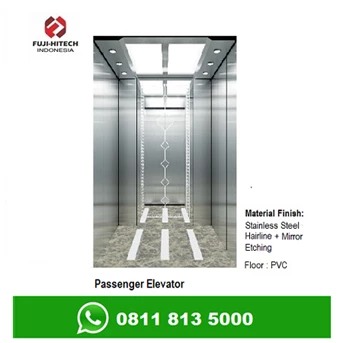 passenger elevator – lift hotel merk fuji hitech di balikpapan.-1