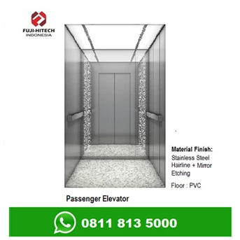 passenger elevator – lift gedung merk fuji hitech di balikpapan.-1