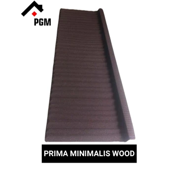 Atap Genteng Metal Prima Minimalis Wood