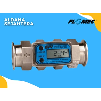 gpi flomec g2s05t09gma tri-clover stainless steel flow meter-1