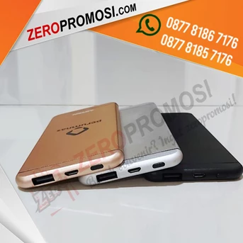Power Bank Promosi Tipe P50AL06 Metal Slim Iphone 5000mAh