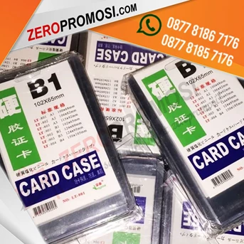 sedia casing id card holder plastik b1 murah untuk souvenir-1