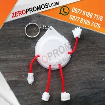souvenir pin promosi gantungan kunci kaki tangan ukuran 4,4cm-5