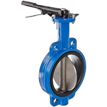 butterfly valve wafer universal type lever operated
