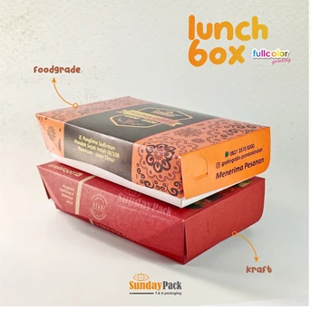 paper lunch box foodgrade large
