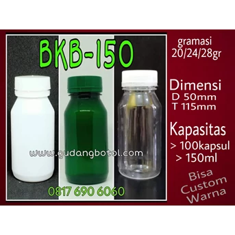 botol herbal kapsul bkb 150ml-1