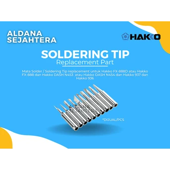 MATA SOLDER SOLDERING TIP (HAKKO FX 888D,FX 888, HAKKO DASH, 937,936)
