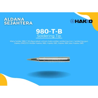 HAKKO 980-T-B SOLDERING TIP MATA SOLDER