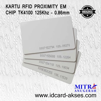 KARTU RFID PROXIMITY EM 125 Khz (HIGH QUALITY)