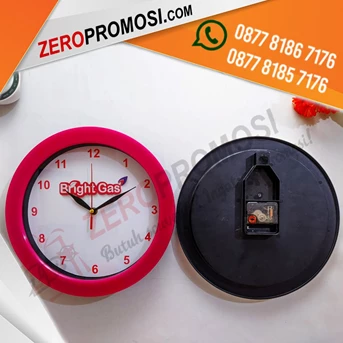 souvenir promosi jam dinding 244rr stylish bisa cetak logo-4