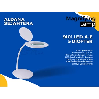 MAGNIFYING LAMP 9101 LED-A-E - 5 DIOPTER