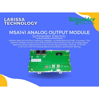 msa141 analog output module - schneider electric