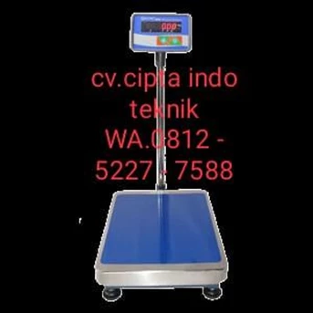 bench scale type a1 - 5 double display brand sayaki-2