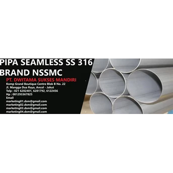 Pipa SS 316 Seamless NSSMC