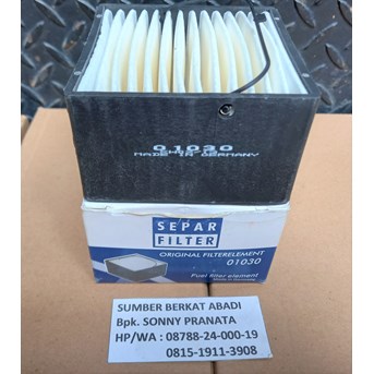SEPAR FILTER 01030 ORIGINAL FUEL FILTER ELEMENT - GENUINE