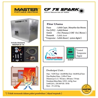 heater master cf 75 spark - pemanas kandang ayam-4