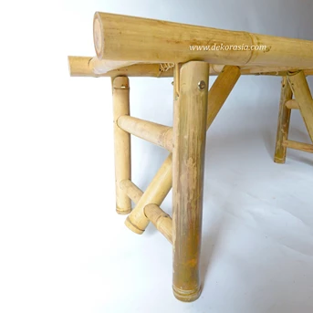 Natural Color Bamboo Bench, Bamboo Knockdown - Bambu Furniture