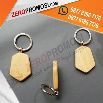 souvenir gantungan kunci kayu promosi gk-k04-4
