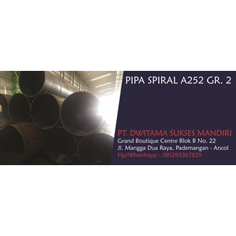 Spiral Pipe ASTM A252 Gr. 2