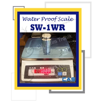 timbangan meja waterproof cas sw 1 wr-2