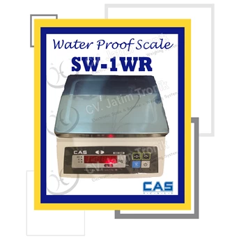 timbangan meja waterproof cas sw 1 wr-1