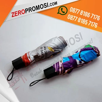 souvenir payung promosi custom model lipat 3 gagang plastik-5