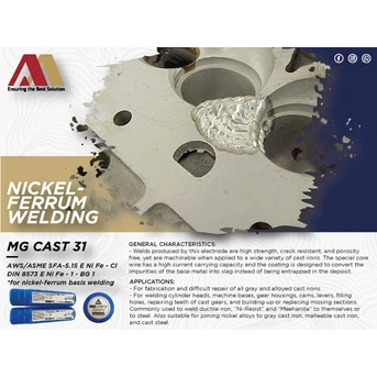mg cast 31 nickel-ferrum welding