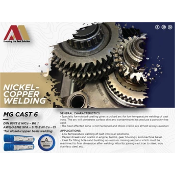 mg cast 6 nickel-copper welding
