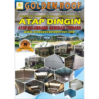 Atap UPVC Murah Berkualitas Golden Roof