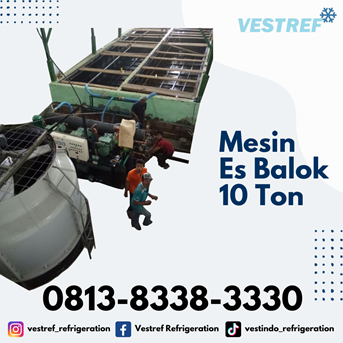 Mesin Es Balok Kapasitas 10 Ton