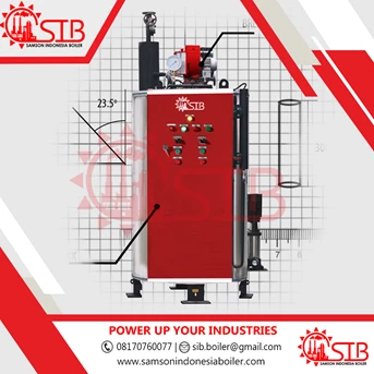 steam boiler ssbv-100 - samson indonesia boiiler - 100 kg/hr baru