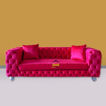 Sofa Ruang Tamu Desain Modern Minimalis Kerajinan Kayu