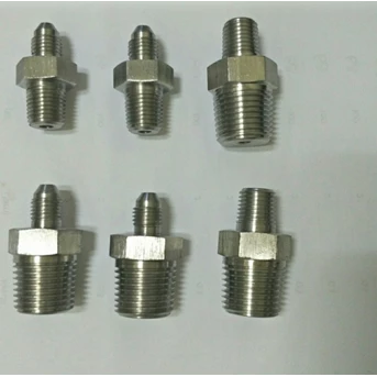 reducing nepple 1/4 jic x 1npt,stainless steel 316/304