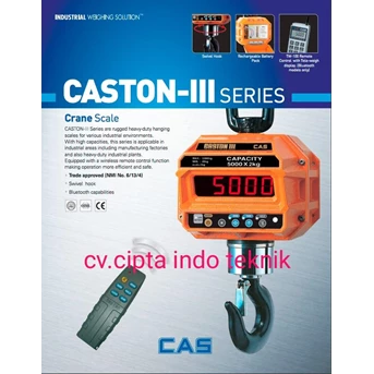 timbangan gantung caston iii series brand cas-2