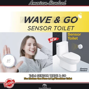 American Standard neo modern CC Closet Duduk toilet sensor touchless