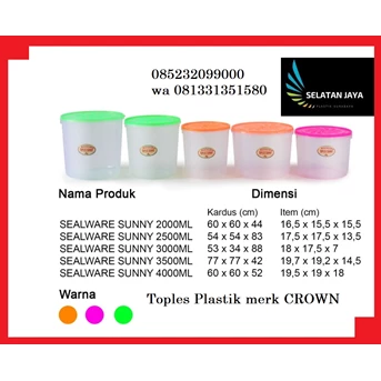 Toples plastik Sealware Sunny Crown 2000 ml