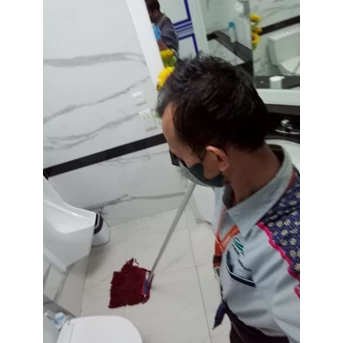 office boy/girl moping ulang toilet lobby di widya chandra jakarta