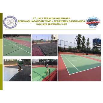 Pembuatan/Renovasi Lapangan Tenis Harga Murah & Terjangkau