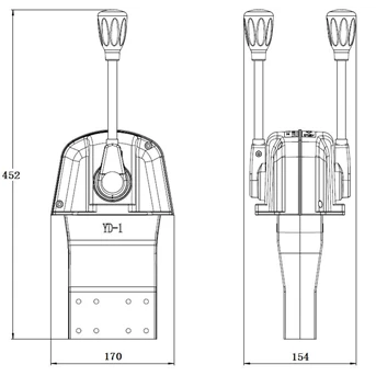 yd-1 manual throttle lever-1