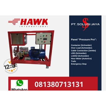 pump hawk water blasting pressure 500 bar kapasitas 21 lpm