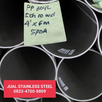 pipa stainless steel welded sch 80-6