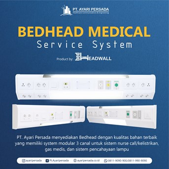 Bedhead Medical Service Panel Instalasi Gas Medis