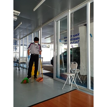 office boy/girl swepping ruang customer service 03/06/2022