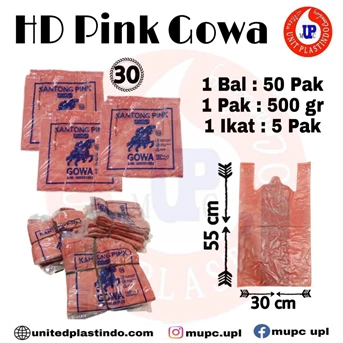 HD Pink Gowa / Kantong Plastik