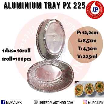 ALUMINIUM FOIL TRAY PX 225