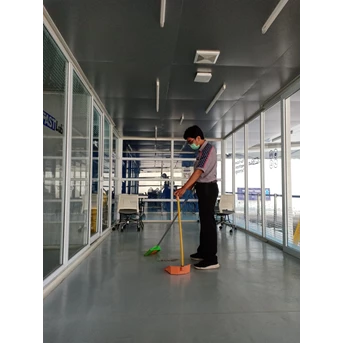 office boy/girl sweeping ruang customer service 09/6/22